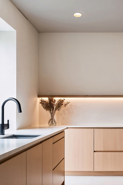 DOP White recessed lamp 8W 2700K