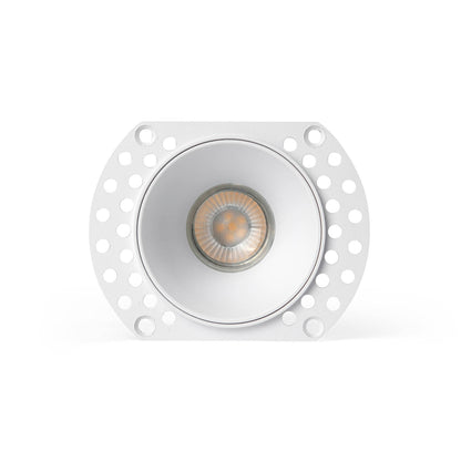 FLAC valge süvispaigaldatav ääristeta IP44 MR11 GU10
