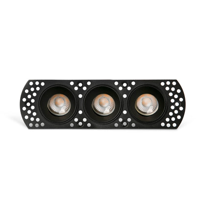 FLIC 3L Black recessed adjustable trimless MR11 GU10