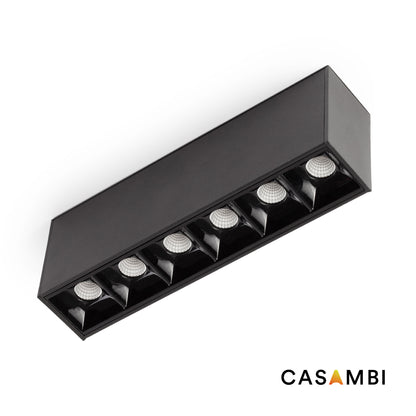 NESO POINT6 2700K 12° black Casambi