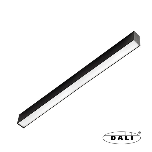 Surface-mounted lamp NESO LINE-64 3000K BLACK DALI