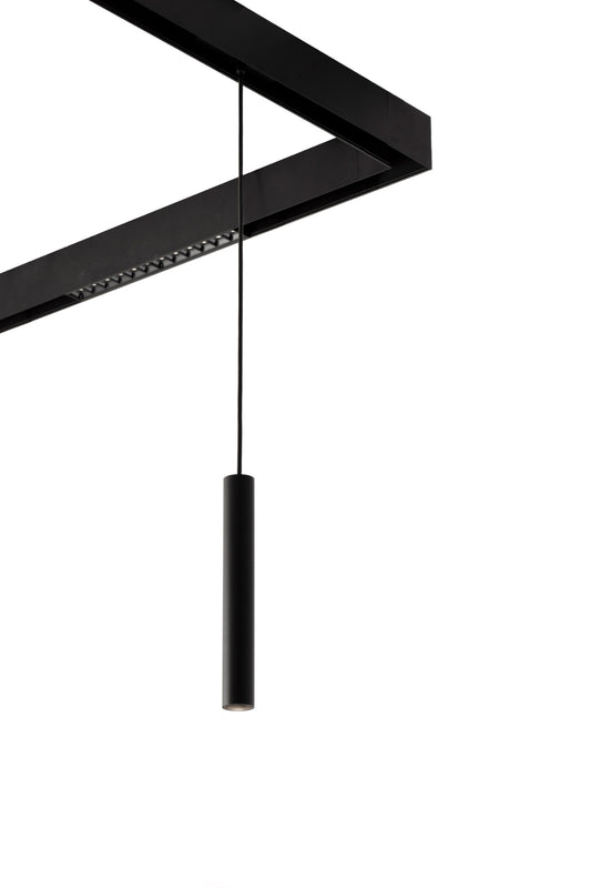 Pendant lamp NESO TOP 2700K 20 DEGREES BLACK