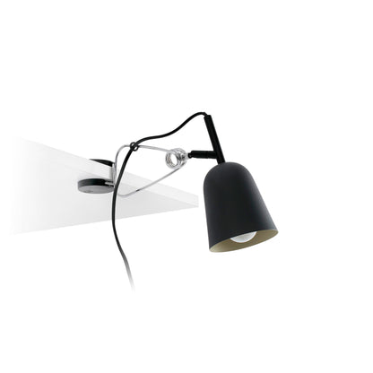 STUDIO Black and cream clip lamp