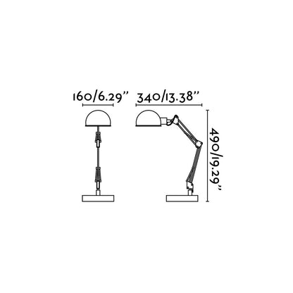 BAOBAB White office reading lamp