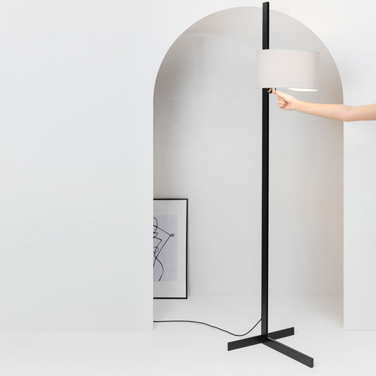 Floor lamp STAND UP BLACK FLOOR LAMP GREY PANTRY E27 20W