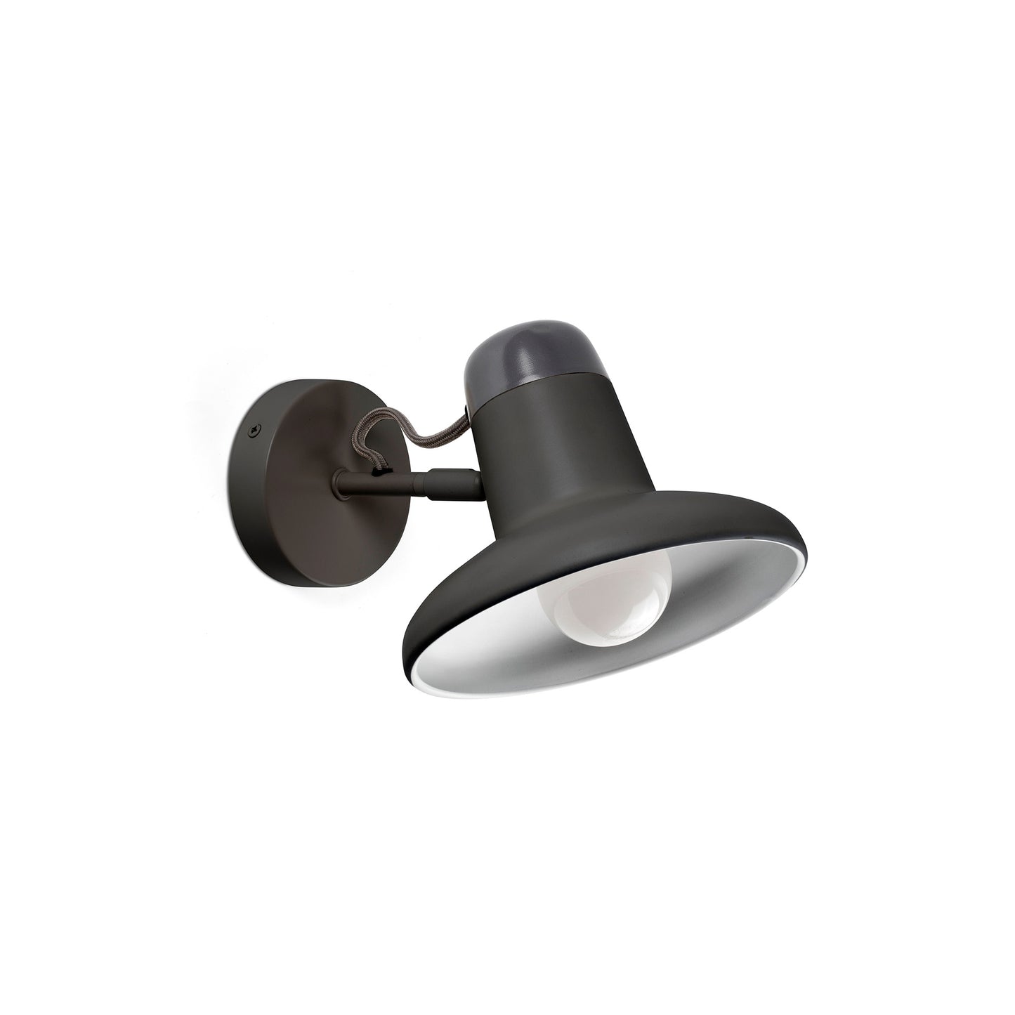 SNAP Dark grey wall lamp