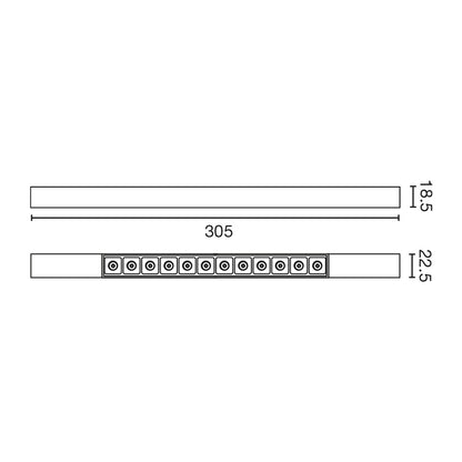 NESO SLIM POINT12 2700K 25 degrees black CASAMBI