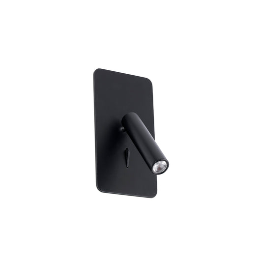 SUAU Black reader recessed lamp