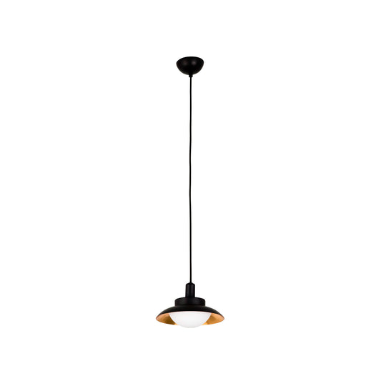 Pendant lamp SIDE PENDANT Ø200 BLACK/COPPER G9 LED 5W