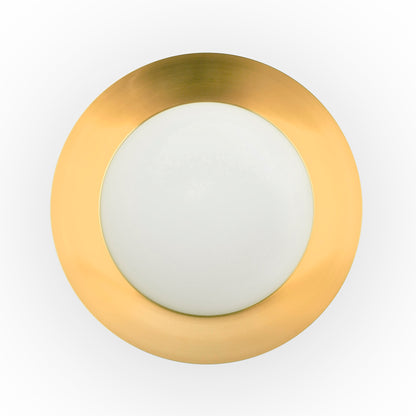 SIDE 450 Black and gold ceiling lamp 20W