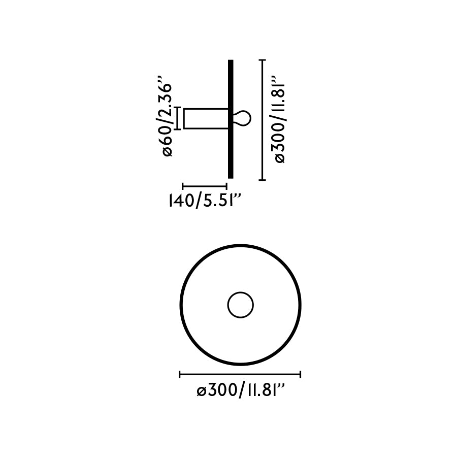 CONFETTI 300 H140 Seina-/laelamp ringlussevõetud marmorist