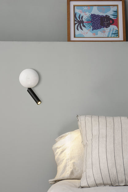 PRESS White wall lamp reader