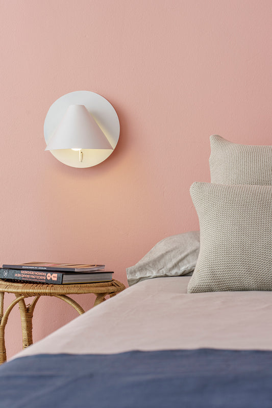 Wall light NOON WHITE WALL LIGHT E27
