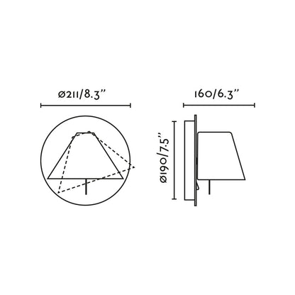 NOON White wall lamp