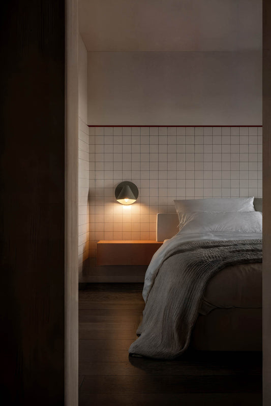 Wall light NOON MOSS GREY WALL LINER E27