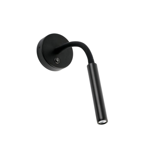 KALE Black wall lamp reader