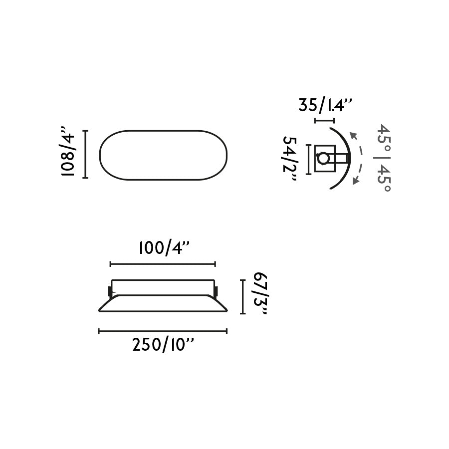 NOVO 250 Beige wall lamp