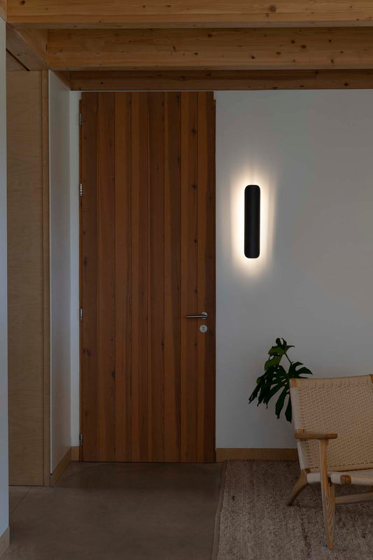 Wall light NOVO 500 BLACK WALL LIGHT LED 12W 2700K