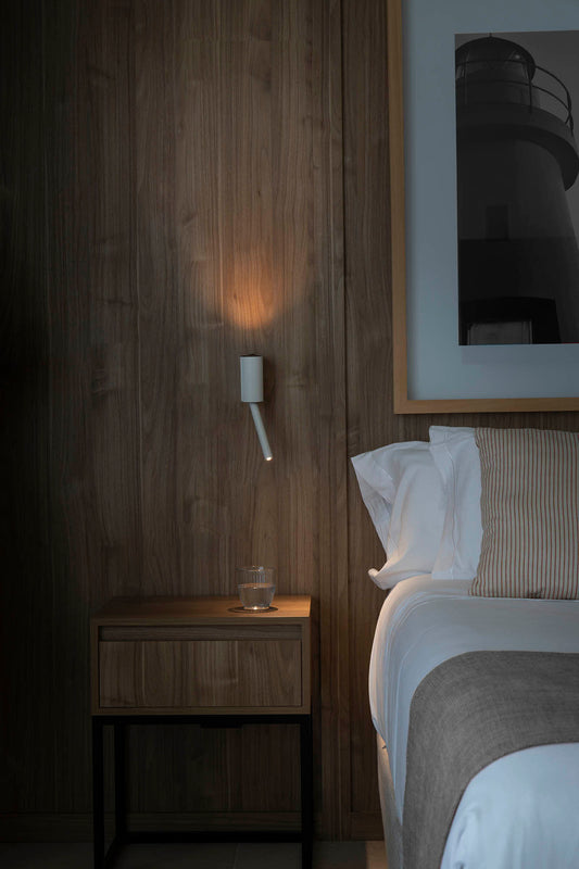 Wall light DANTE WHITE WALL LIGHT 5W WITH 3W 2700K LED READING LIGHT