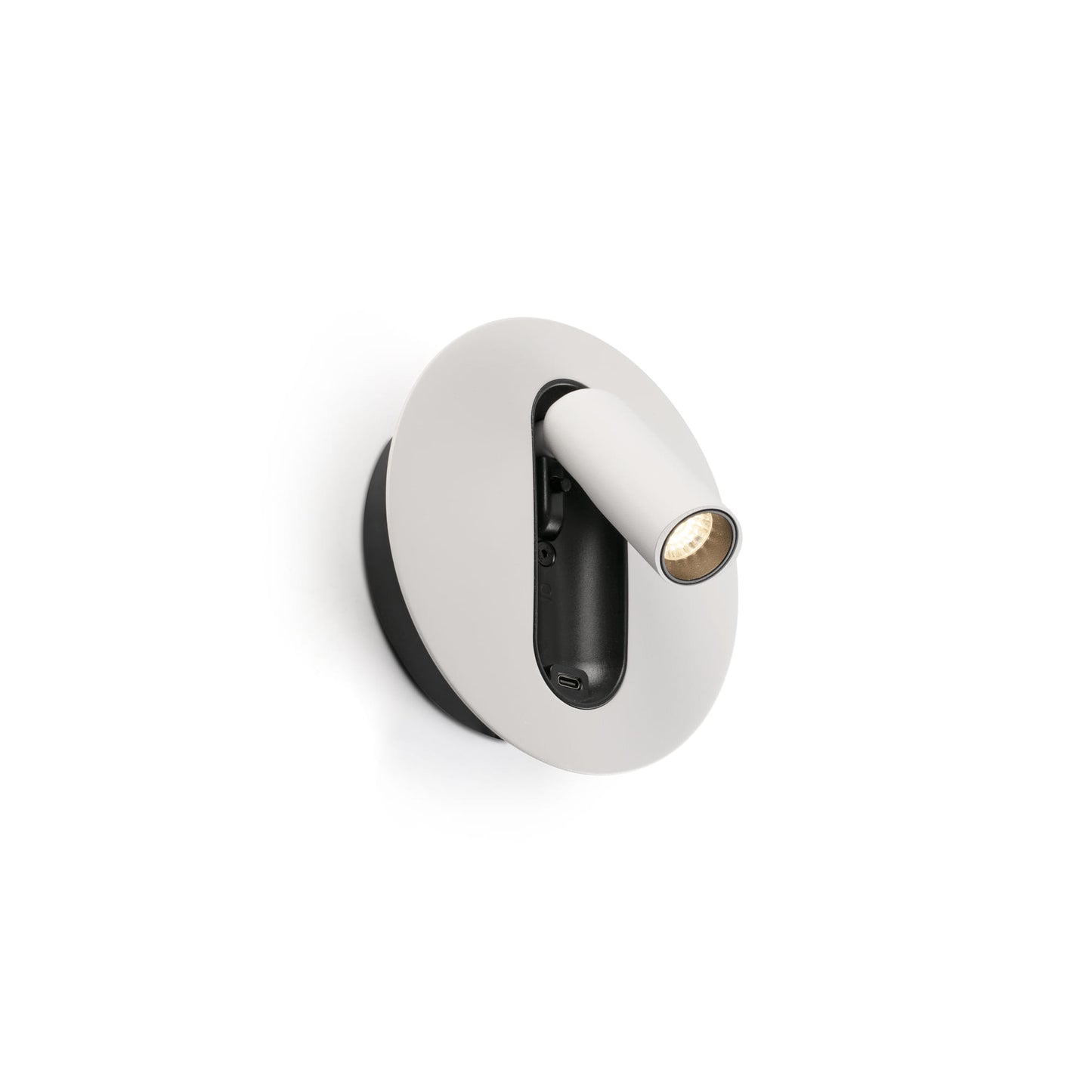 TIMIT USB C White wall lamp reader