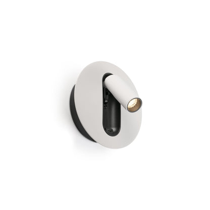 TIMIT USB C White wall lamp reader