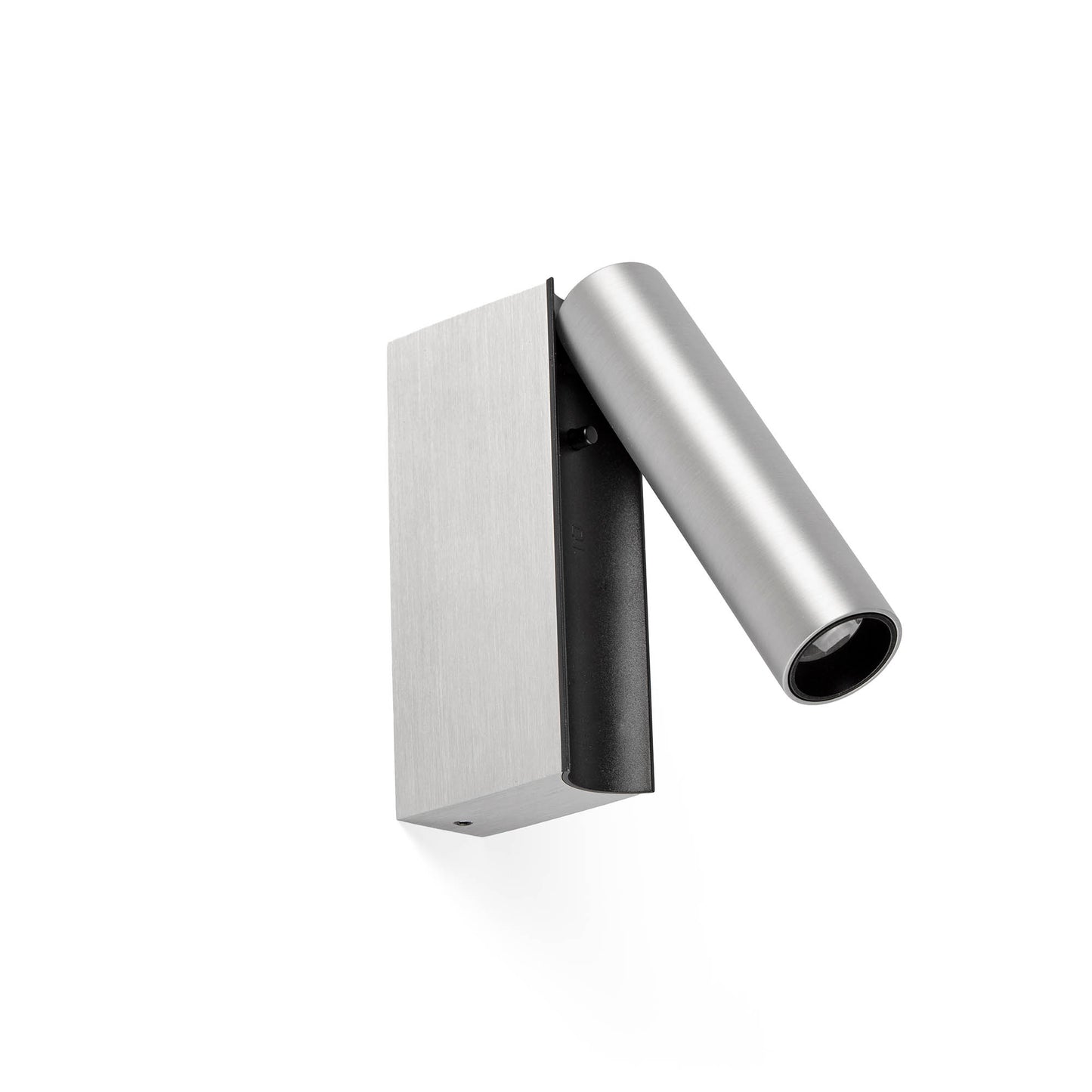 CRONOS Brushed aluminium wall lamp reader