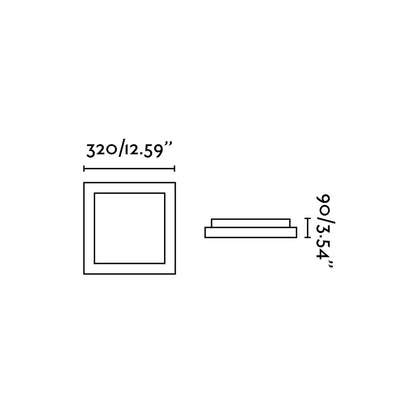 TOLA 320 White ceiling lamp