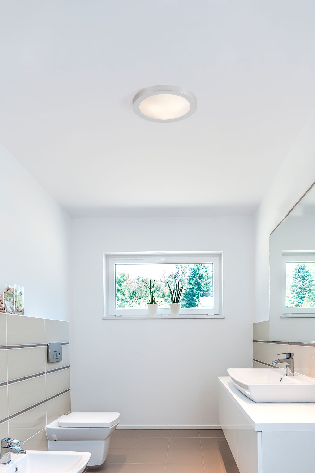 LOGOS 270 Grey ceiling lamp