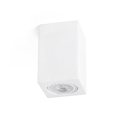 SVEN SQ White square ceiling lamp