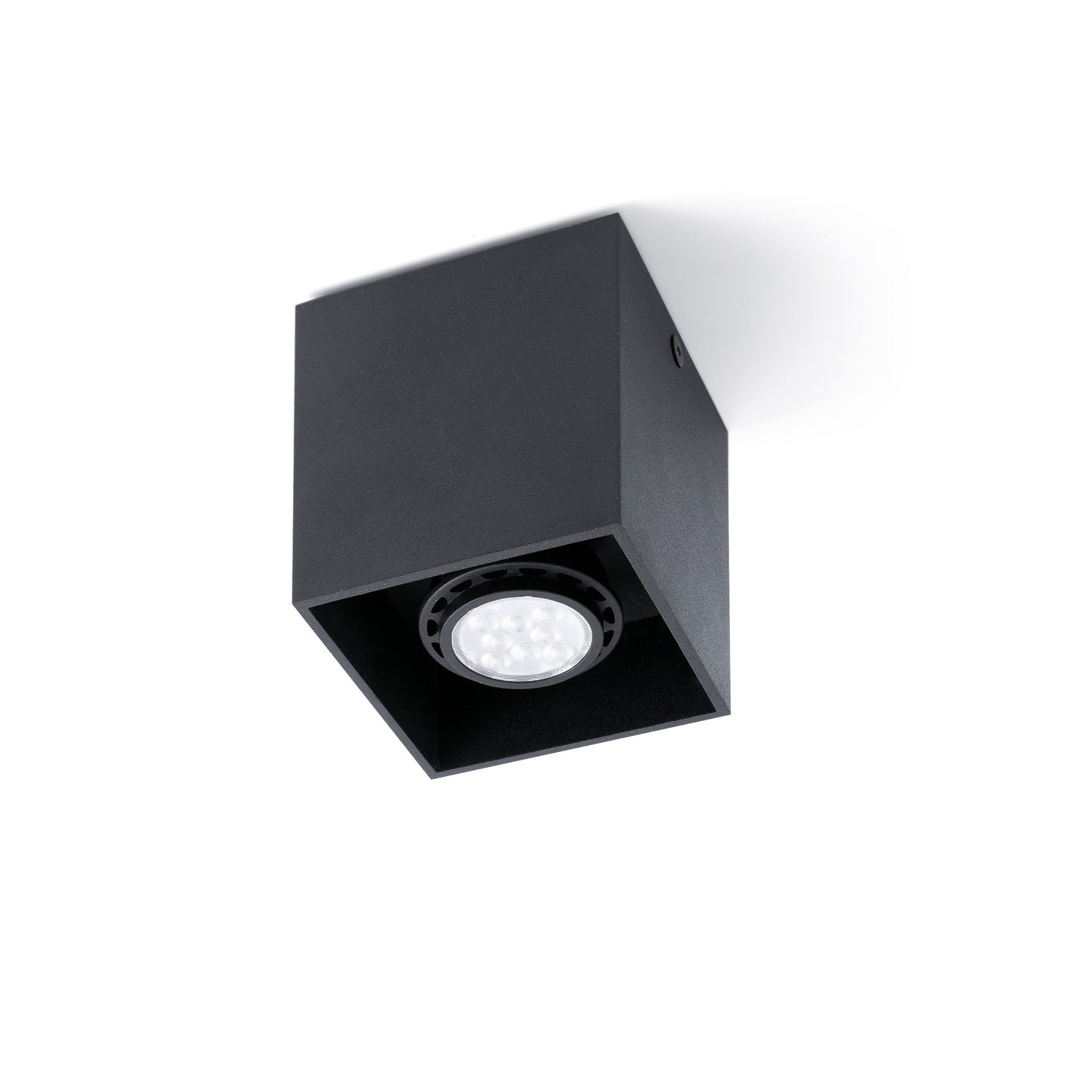 TECTO 1L GU10 Black ceiling lamp