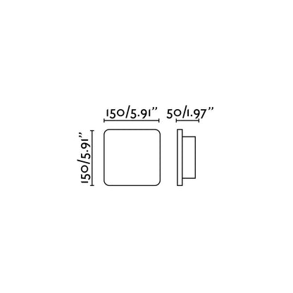 ELSA White wall lamp