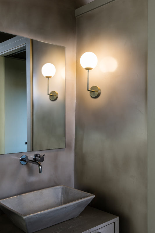 Wall light GALA SATIN GOLD APPLIQUE 1xG9