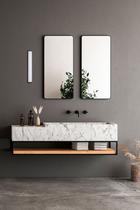 Wall light TIDE 300 BLACK WALL LIGHT LED 6W 3000K