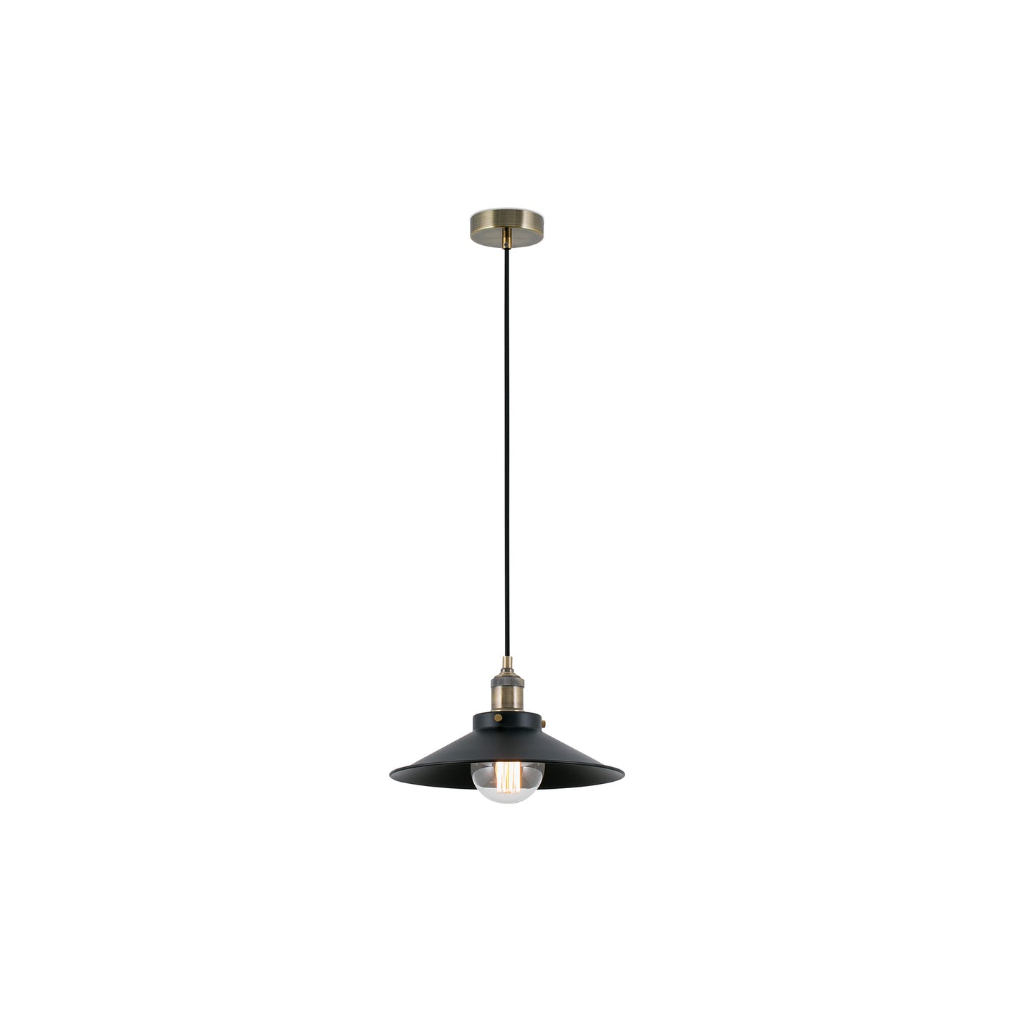 MARLIN Black pendant lamp