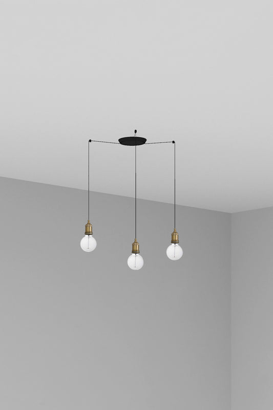 ART 3L Old gold pendant lamp
