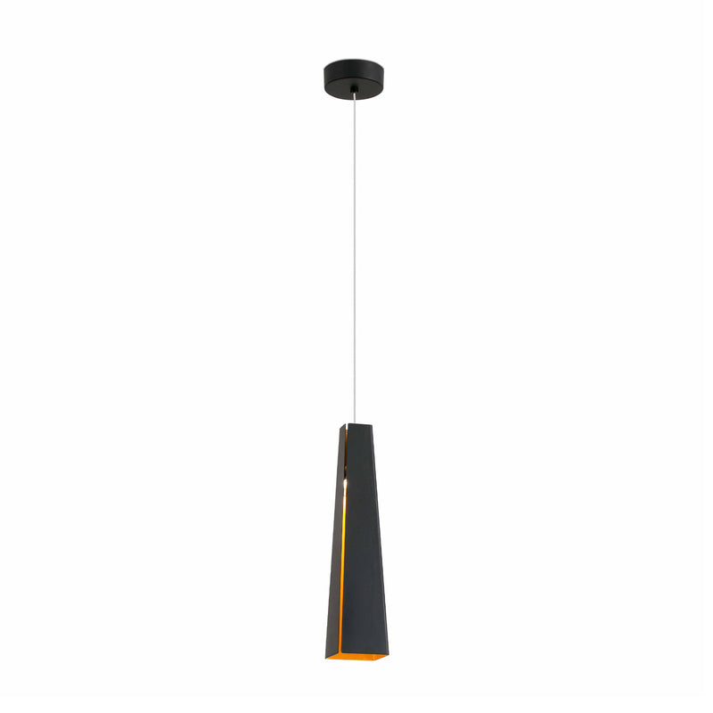Rippvalgusti BLACK/GOLD LED PENDANT FEATHER 6W 3000K 450LM