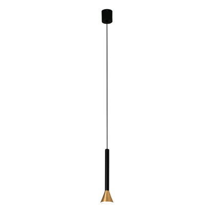 DANKA Satin gold pendant lamp