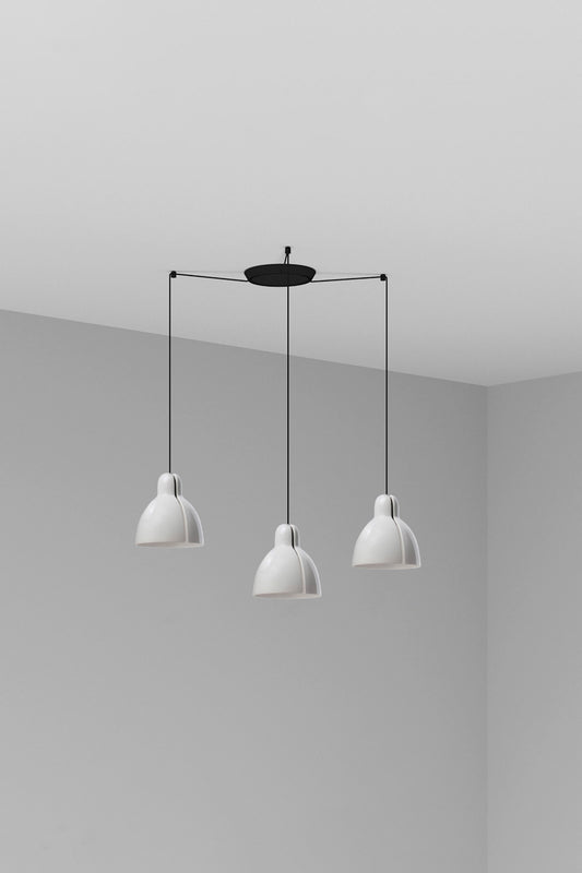 VENICE 3L White pendant lamp