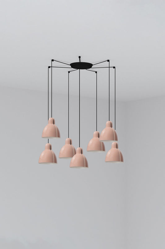 Pendant lamp VENICE PINK PENDANT ø160 1x E27 7L