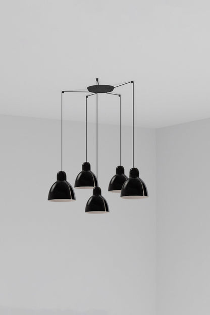 VENICE 200 5L black pendant lamp