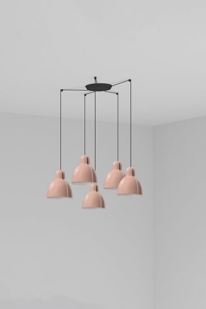 VENICE 200 5L pink pendant lamp