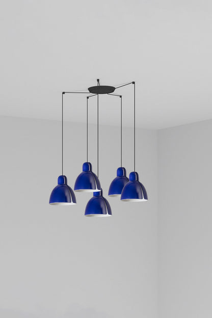 VENICE 200 5L Cobalt blue pendant lamp