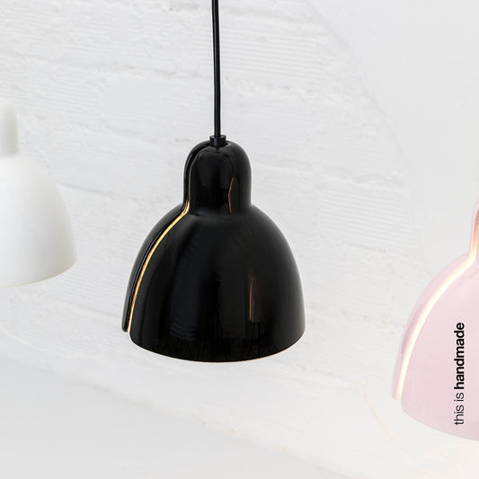 Pendant lamp VENICE BLACK PENDANT ø160 1x E27