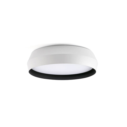 SHOKU 350 Lámpara de pared/techo blanca/negra