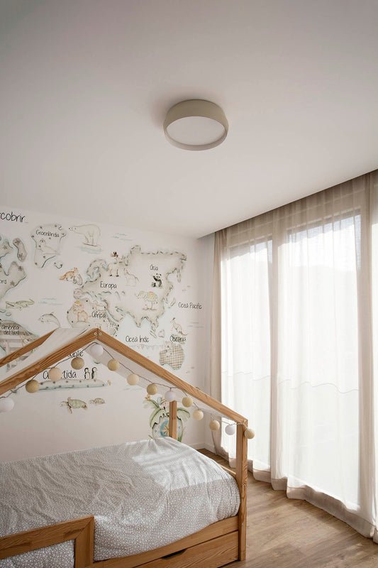 Ceiling light SHOKU 350 APPLIQUE/PLAFON GR-BL LED 24W 2700K DIM