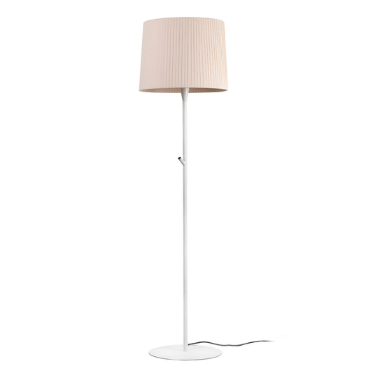 Lámpara de pie SAMBA Blanco/cinta beige