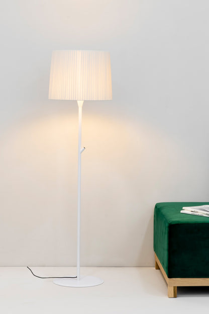 SAMBA White/ribbon beige floor lamp