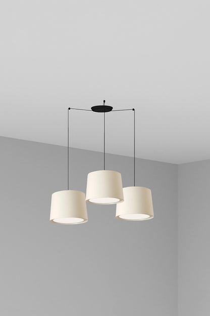 CONGA 3L White pendant lamp