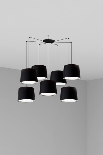 CONGA COLG NEGRO P. E27 ø500*350*ø450 NEGRA 7L