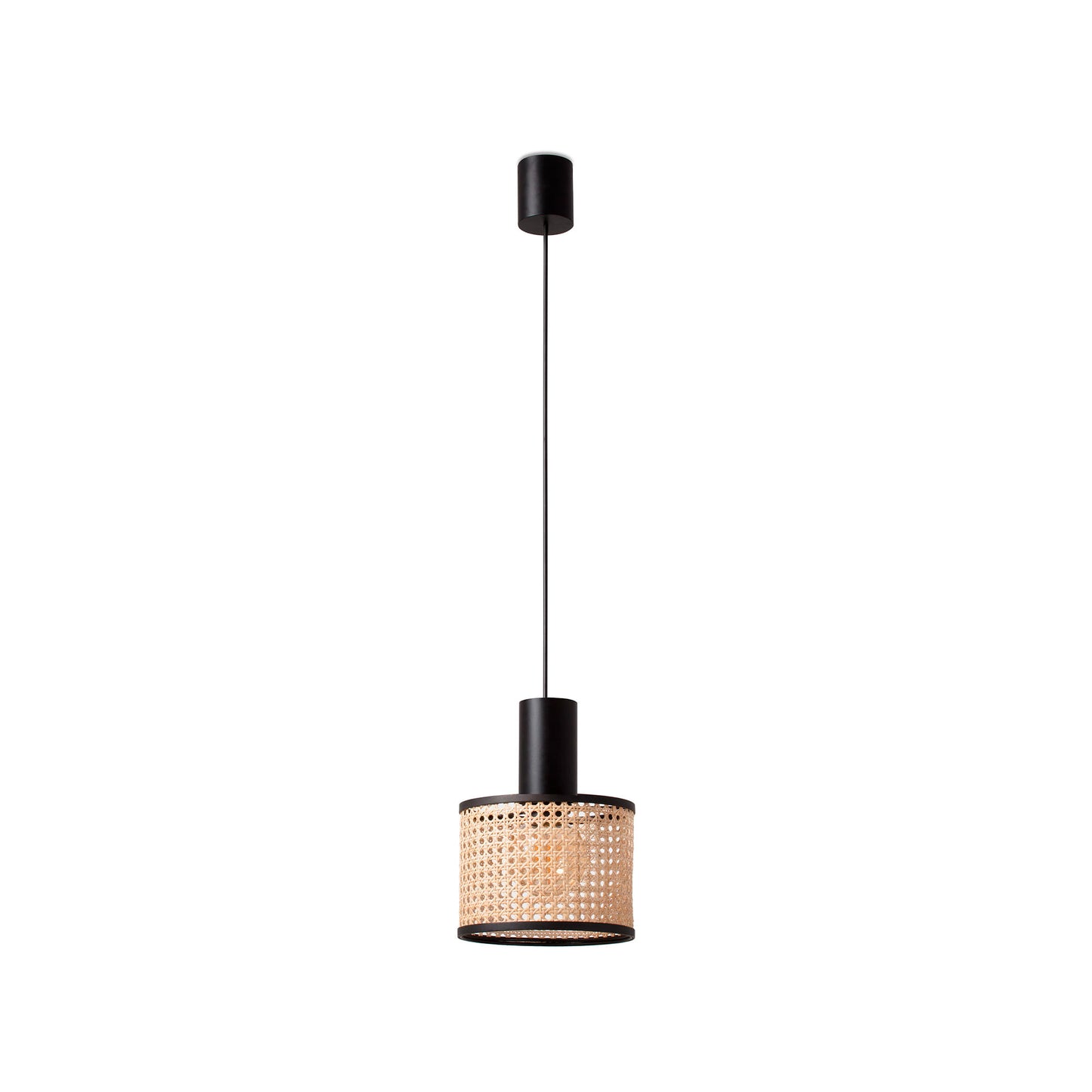 MAMBO 210 Black/rattan pendant simple lamp